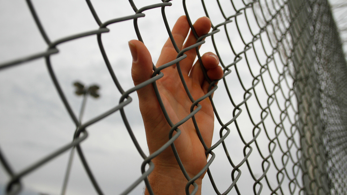 police fence