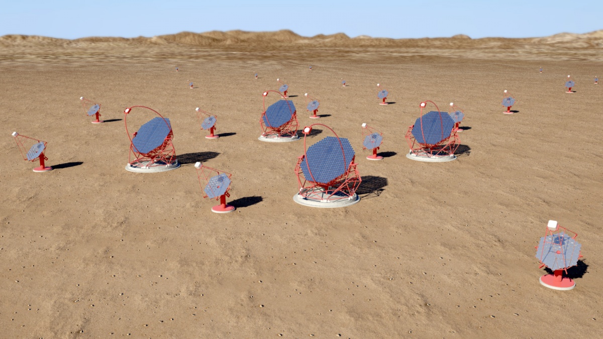 Click to enlarge The Cherenkov Telescope Array