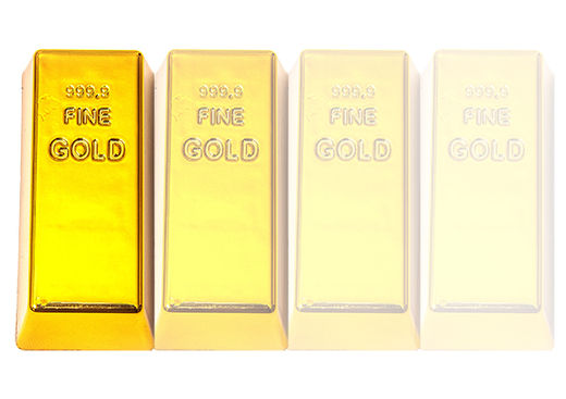 fading gold bars
