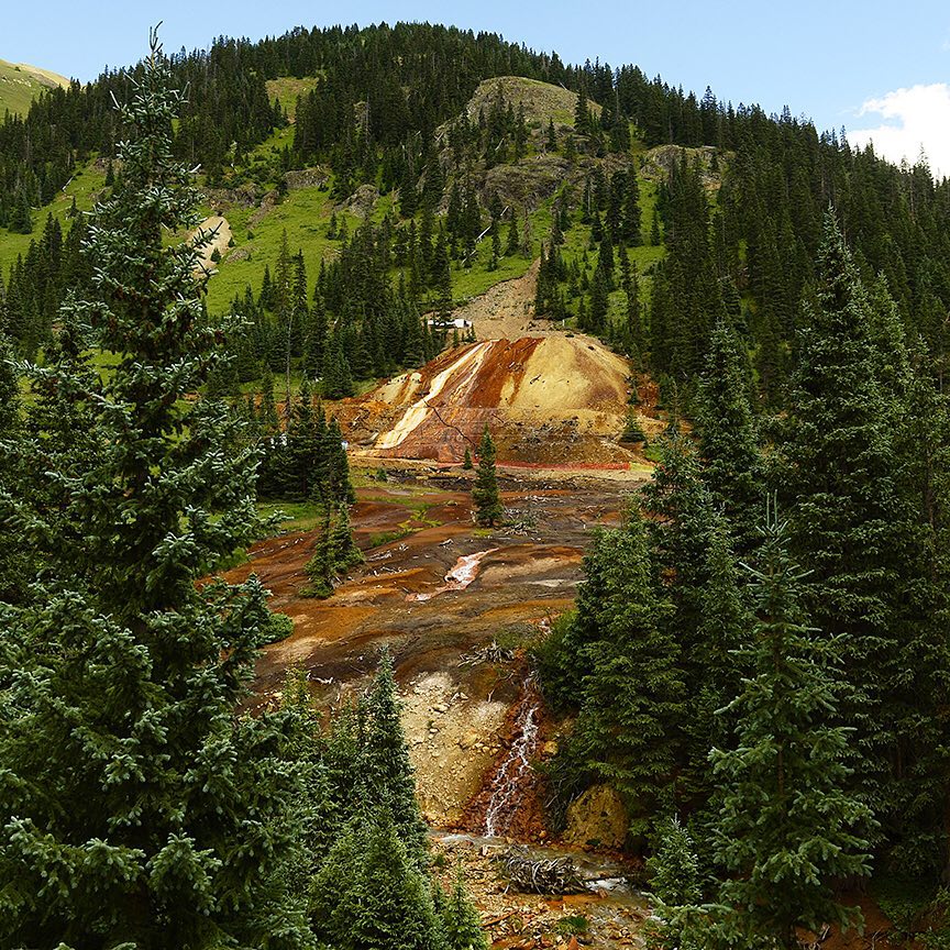 gold king mine spill, Red and Bonita Mine portals Silverton August 7, 2015