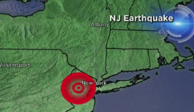 Click to enlarge New Jersey earthquake