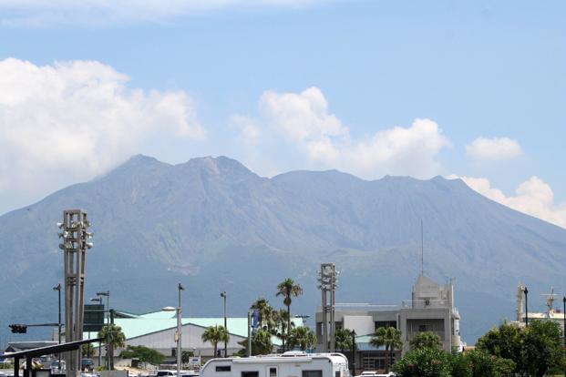 Click to enlarge Sakurajima Volcano