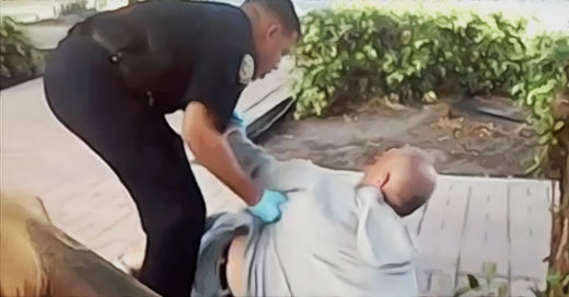 cop hassles homeless