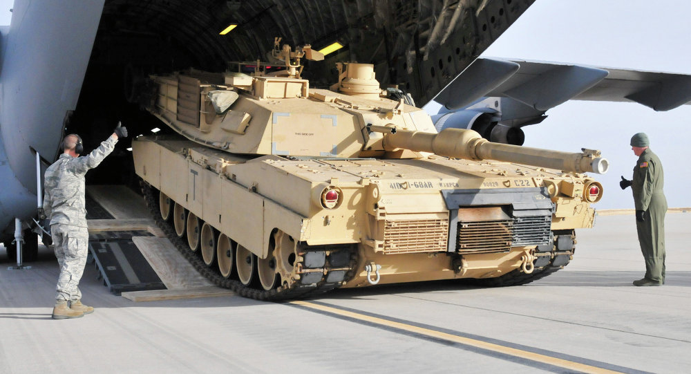 Click to enlarge US Army tank NATO