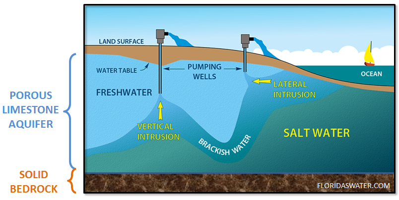 florida aquafir contamination salt water