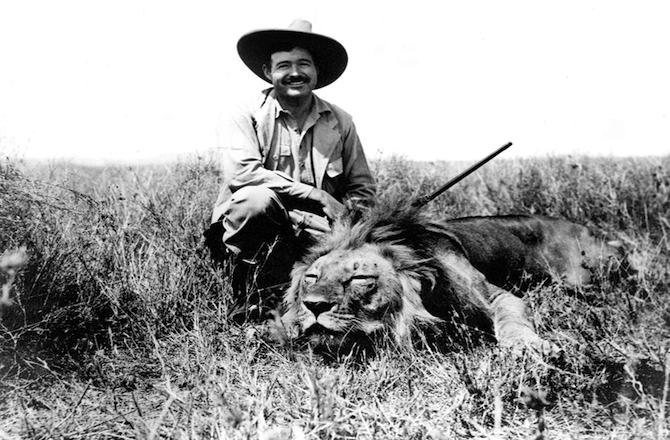 Click to enlarge Ernest Hemingway