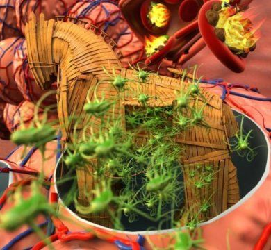 bacteria trojan horse
