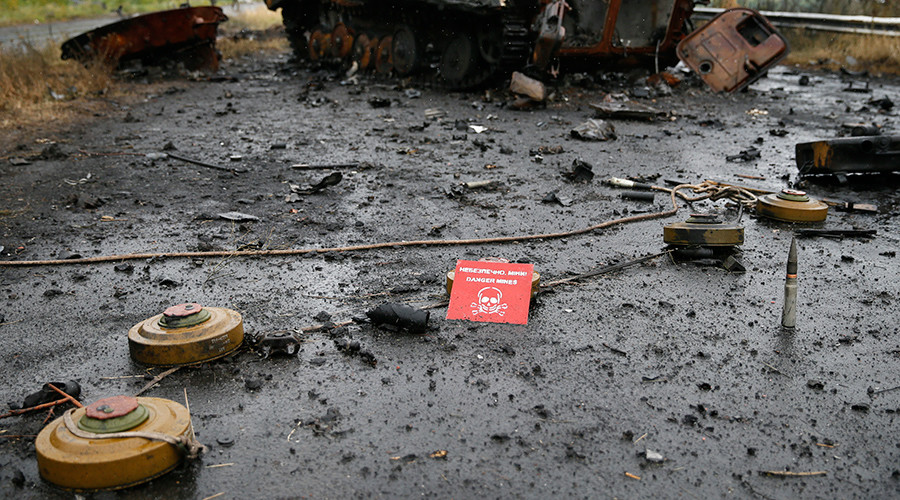Click to enlarge illegal mines weapons Ukraine