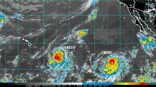 Click to enlarge hurricanes ignacio jimena