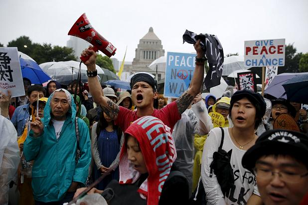 Click to enlarge Japan protest