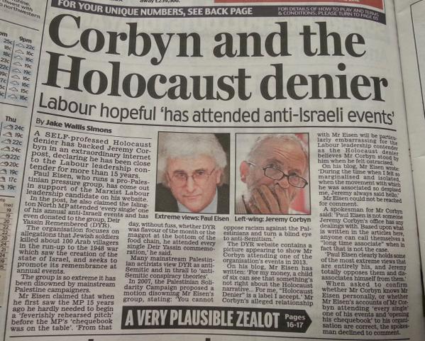 anti israel corbyn agenda