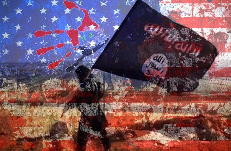 isis us flag
