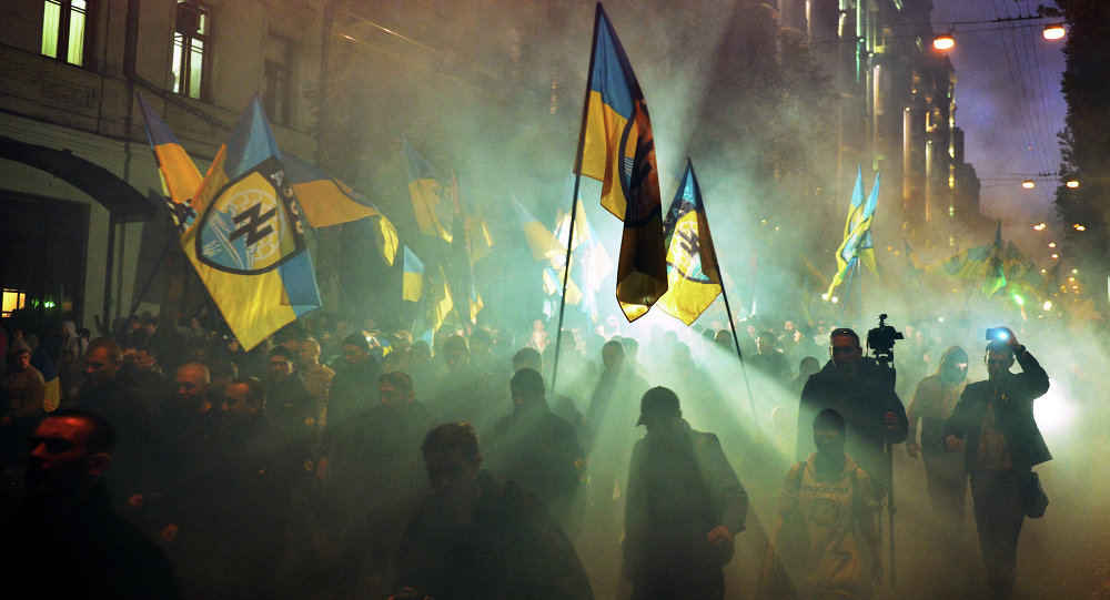 Ukraine riot right sector