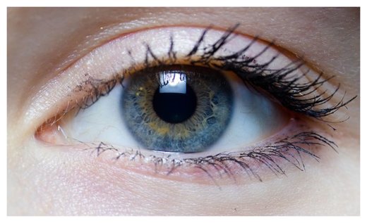 close up eye