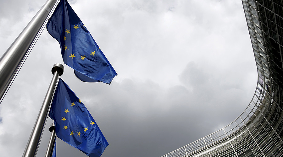 EU flags