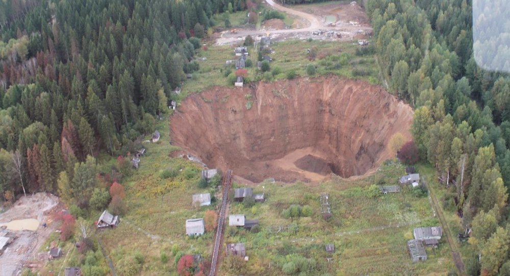 Russia sinkhole