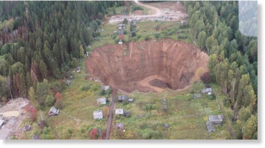 Russia sinkhole