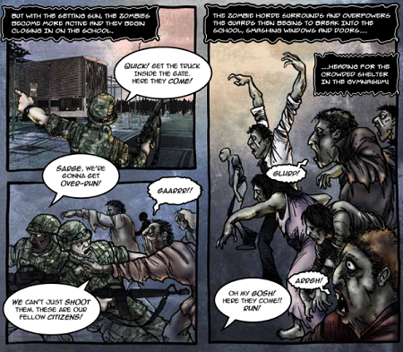 Click to enlarge zombie survival guide