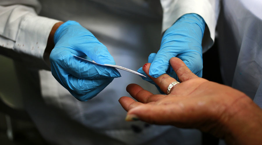 Click to enlarge blood test