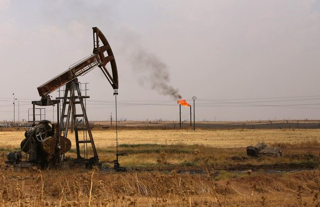Click to enlarge Syrian oil field
