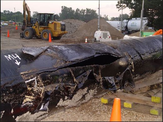 Click to enlarge oil spill Enbridge Kalamazoo