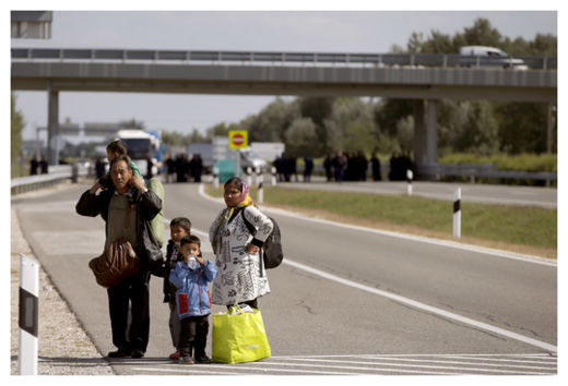 Click to enlarge Migrants