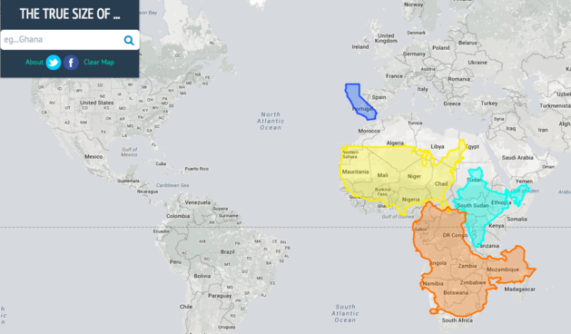 world map