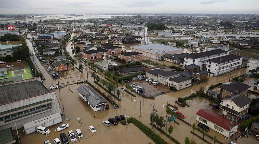 Click to enlarge Japan flooding