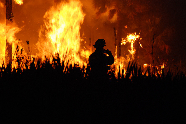 Click to enlarge California wildfire
