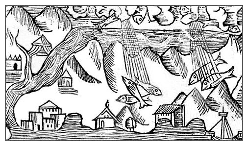 Click to enlarge Raining Fishes