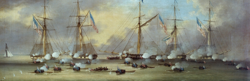 Click to enlarge Battle Lake Borgne Hornbrook, War of 1812