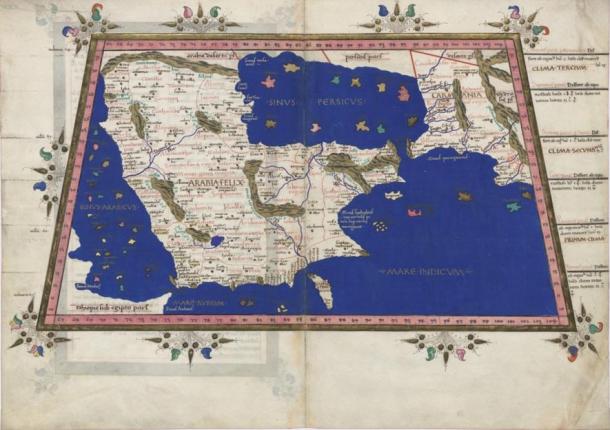 map arabian peninsula