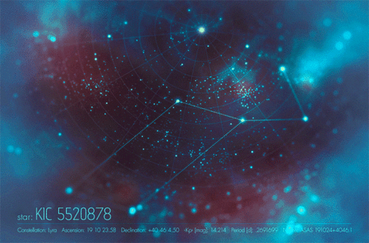 Click to enlarge pulsating star golden mean