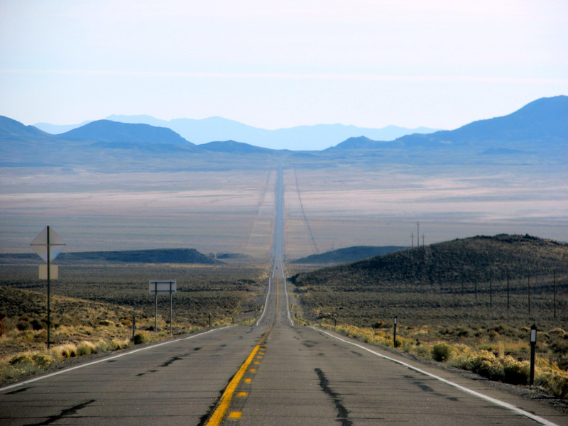 Click to enlarge Nevada highway