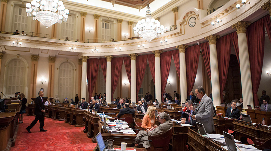 Click to enlarge California senate
