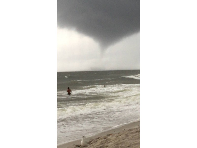 Long Island waterspout