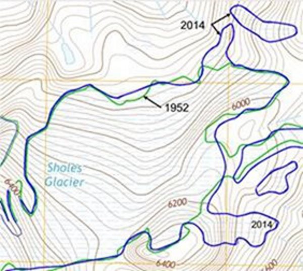 Click to enlarge sholes glacier advance