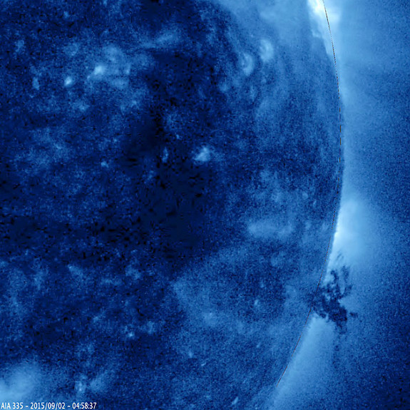 Click to enlarge Solar tornado