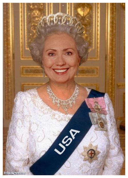 Click to enlarge Queen Hillary
