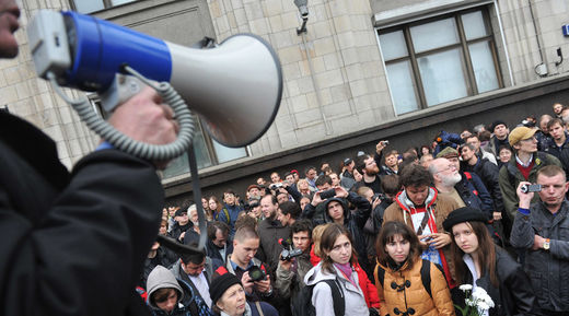 russia protestors