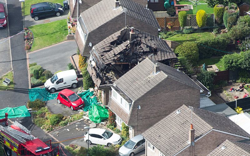 derbyshire house explosion