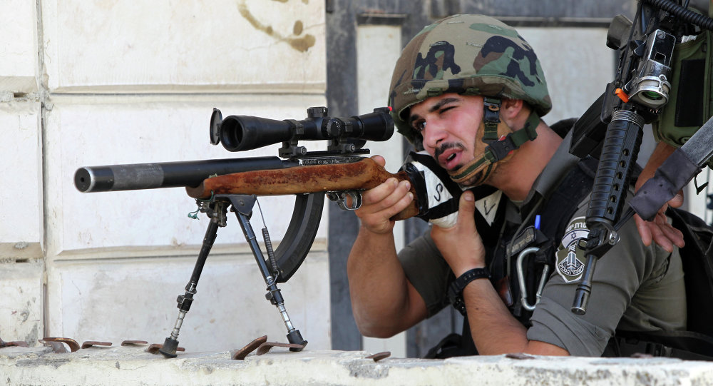Click to enlarge Israel sniper Palestine Gaza