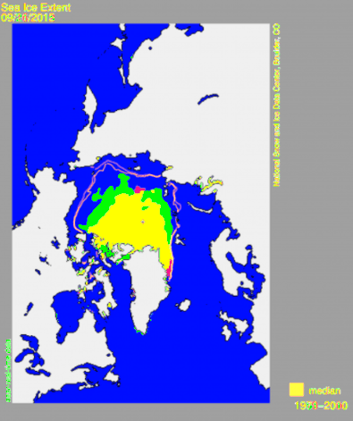 arctic sea ice cover