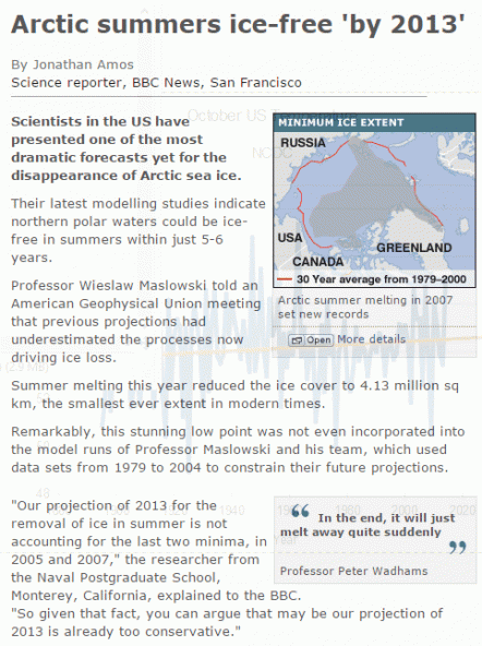 Click to enlarge arctic ice free