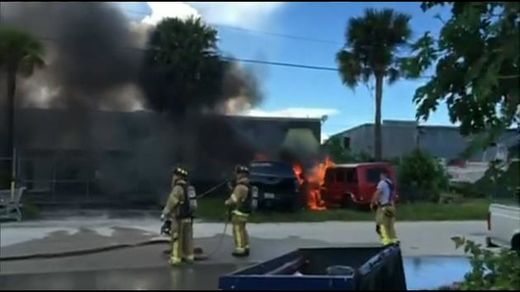 Transformer explosion in Florida
