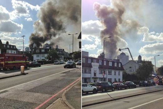 Morden mosque fire