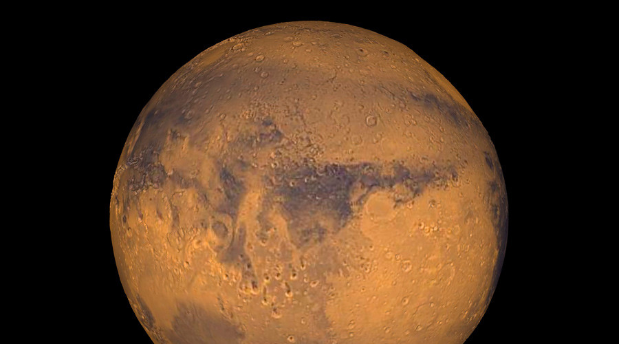 Click to enlarge Mars has water