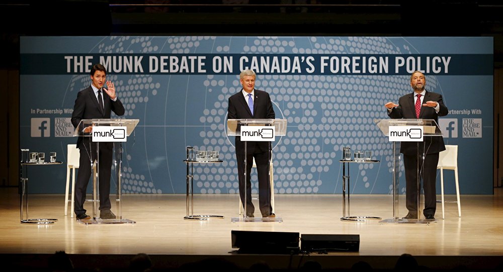 Canada political party Munk debate