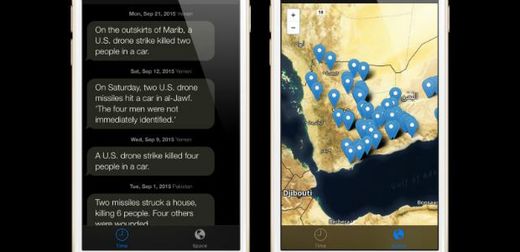 drone strikes app