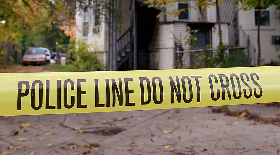 Chicago police line